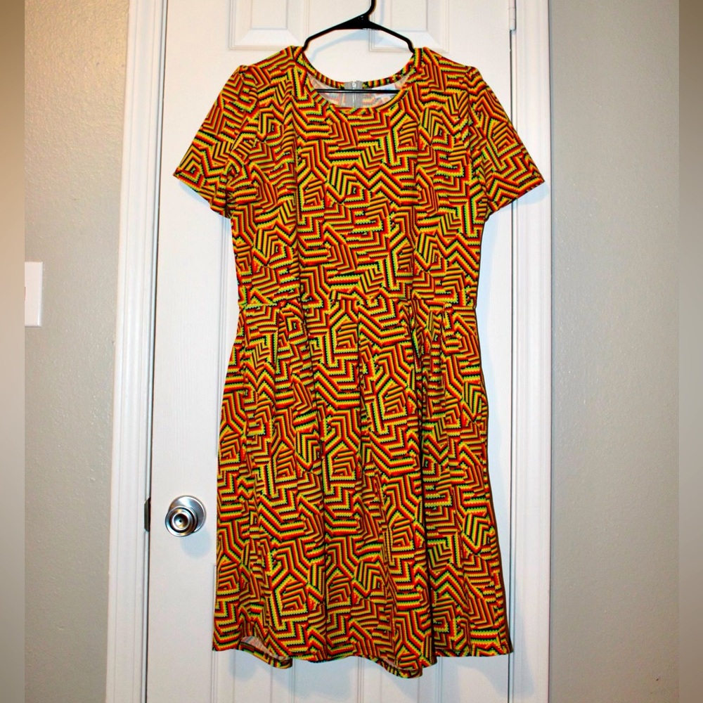 LulaRoe Amelia dress 3XL